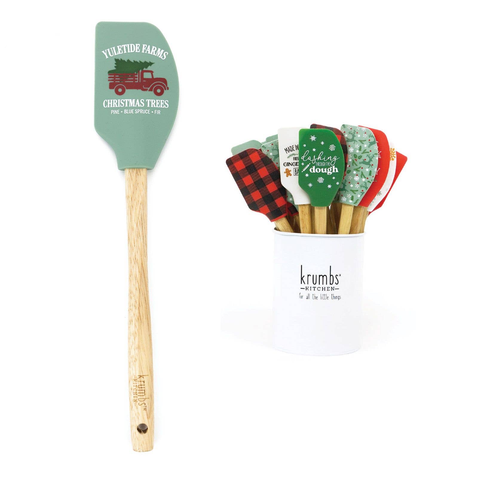 Krumbs Kitchen Holiday Farmhouse Spatulas