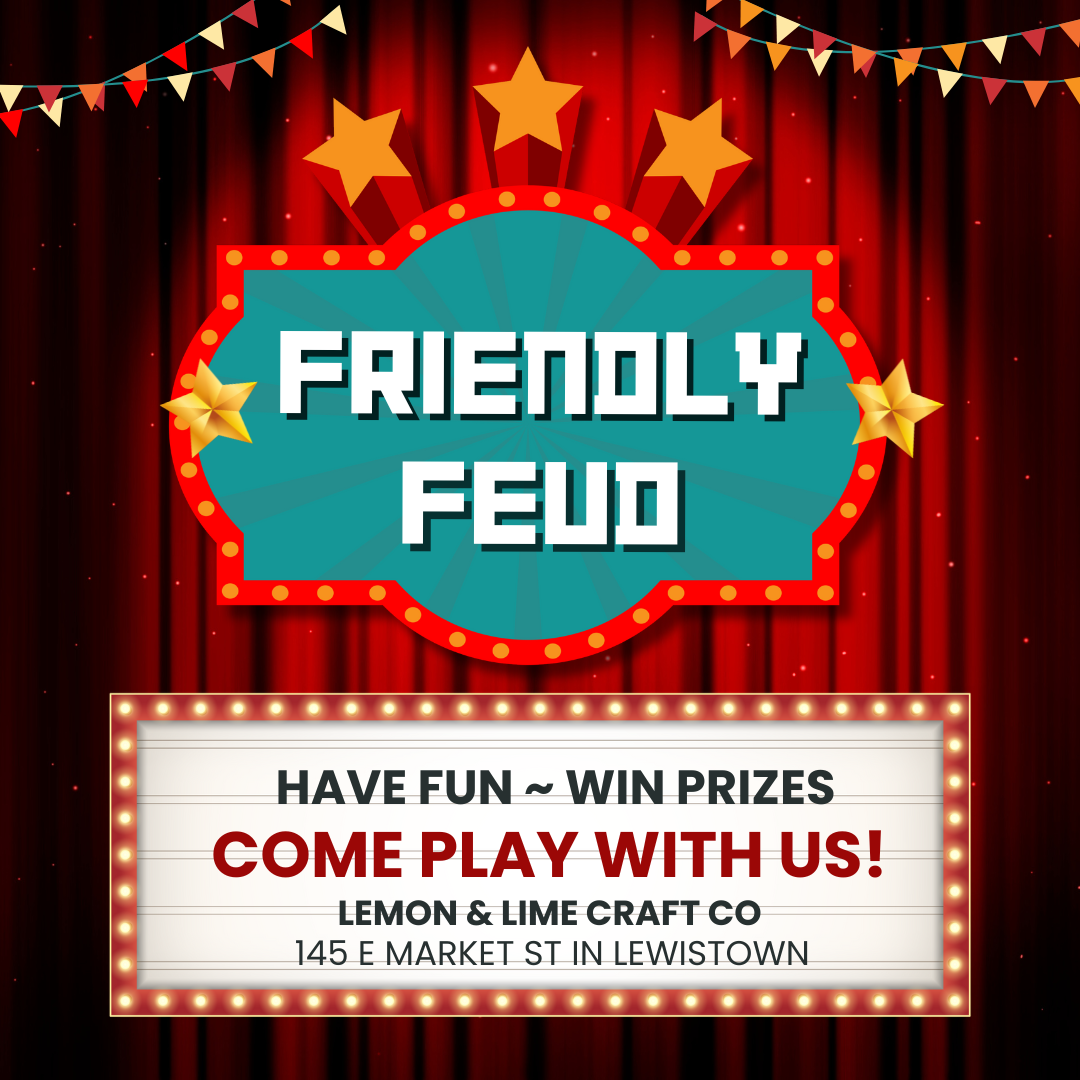 Friendly Feud Game Nights - SEE INFO ON HOW TO SIGN UP!