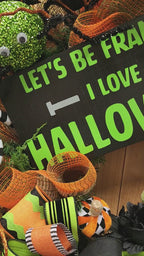 Frankenstein Halloween Wreath