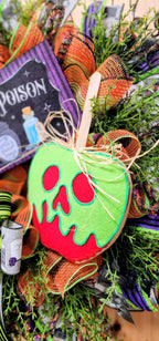 Poison Apple Halloween Wreath