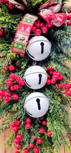 White Winter Bell Cedar Swag