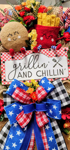 Grilling & Chilling Summer BBQ Wreath