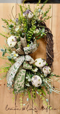 Natural Woodsy Mushroom Grapevine Wreath