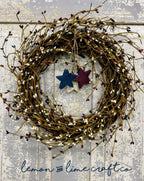 Patriotic Pip Berry Wreath