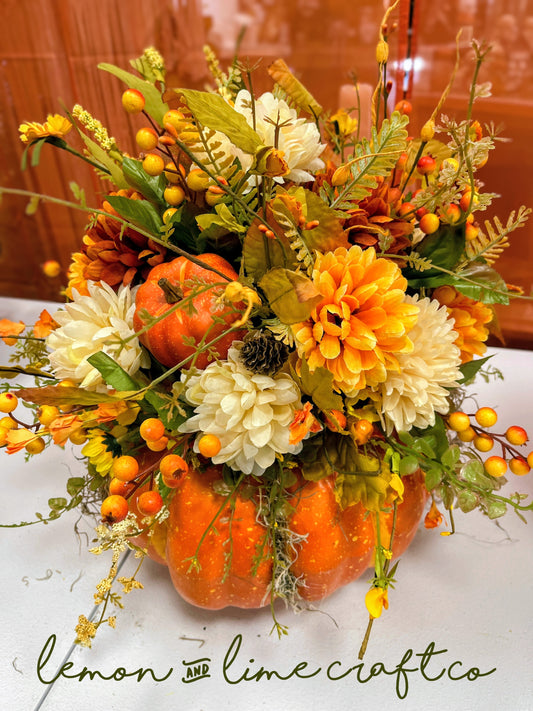 Large Pumpkin Centerpiece
