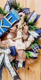 Lake House Mesh Wreath