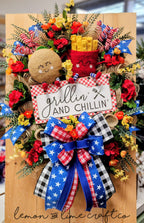 Grilling & Chilling Summer BBQ Wreath