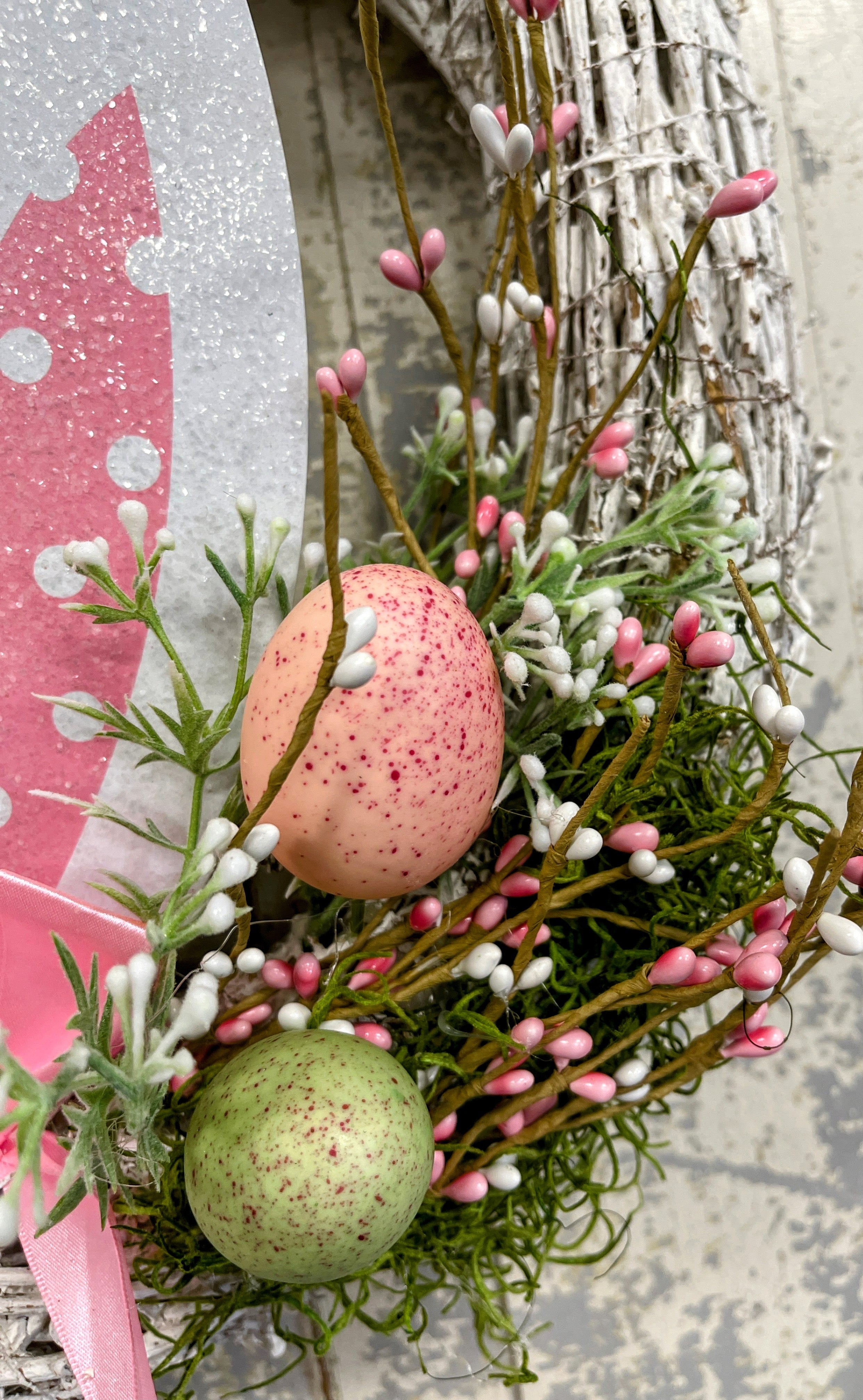 Bunny Ear Easter Wreath