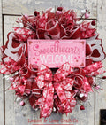 Sweetheart Valentine Mesh Wreath