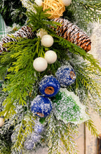 Blue Truck Winter Wreath