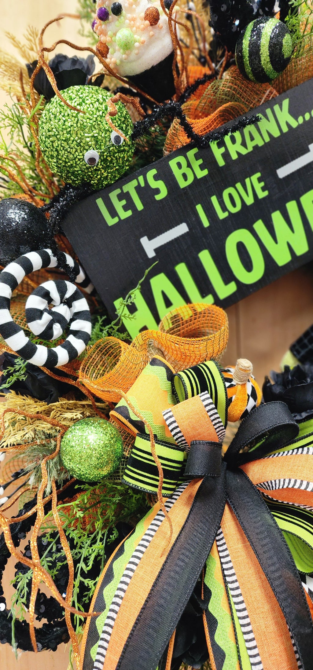 Frankenstein Halloween Wreath