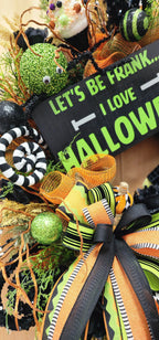 Frankenstein Halloween Wreath