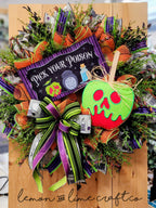 Poison Apple Halloween Wreath