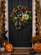 Poison Apple Halloween Wreath