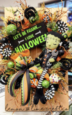 Frankenstein Halloween Wreath
