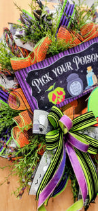 Poison Apple Halloween Wreath