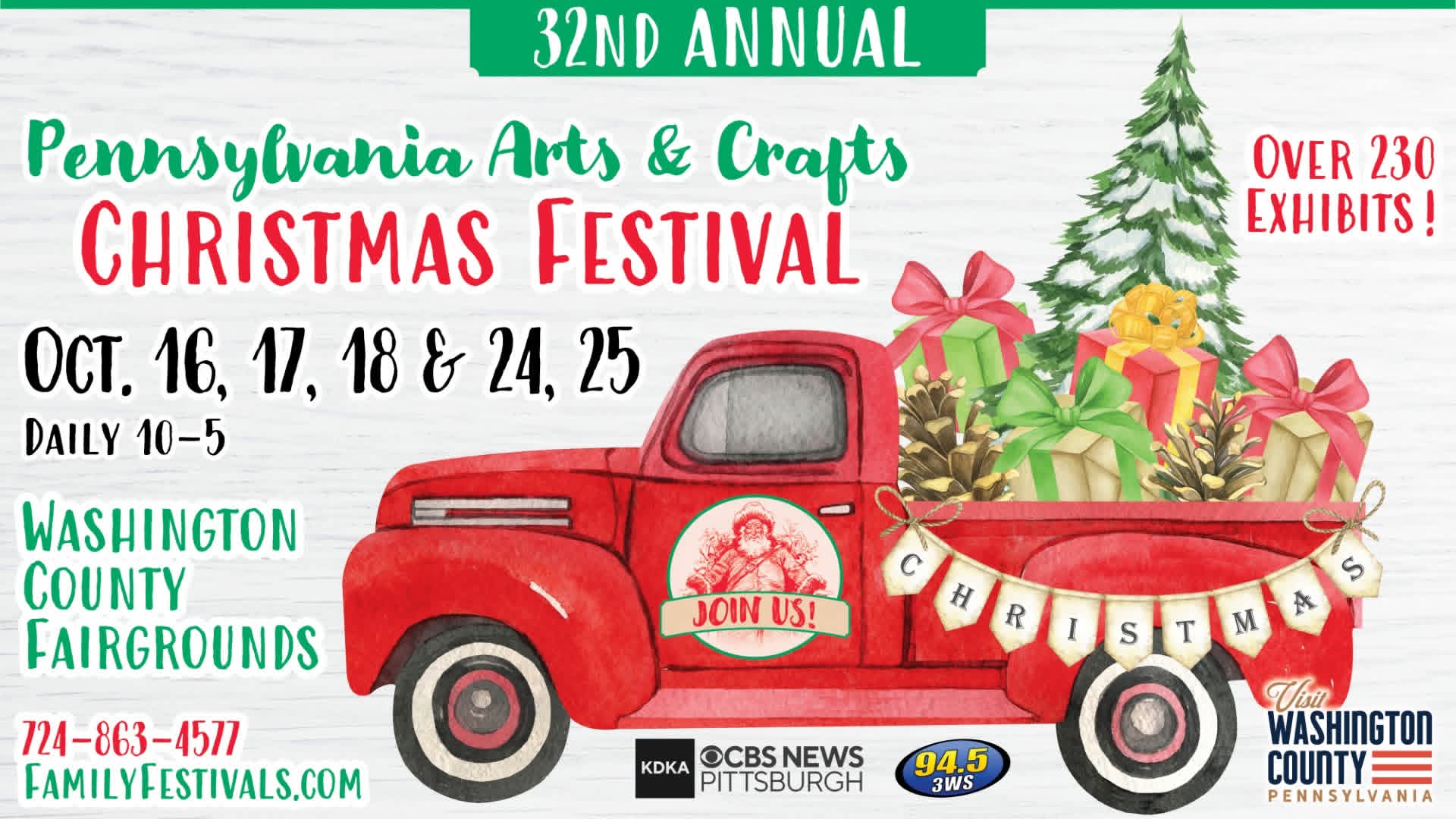 *VENDOR EVENT* Oct 16-18, 24-25, 2026