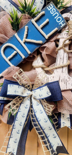 Lake House Mesh Wreath