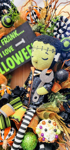 Frankenstein Halloween Wreath