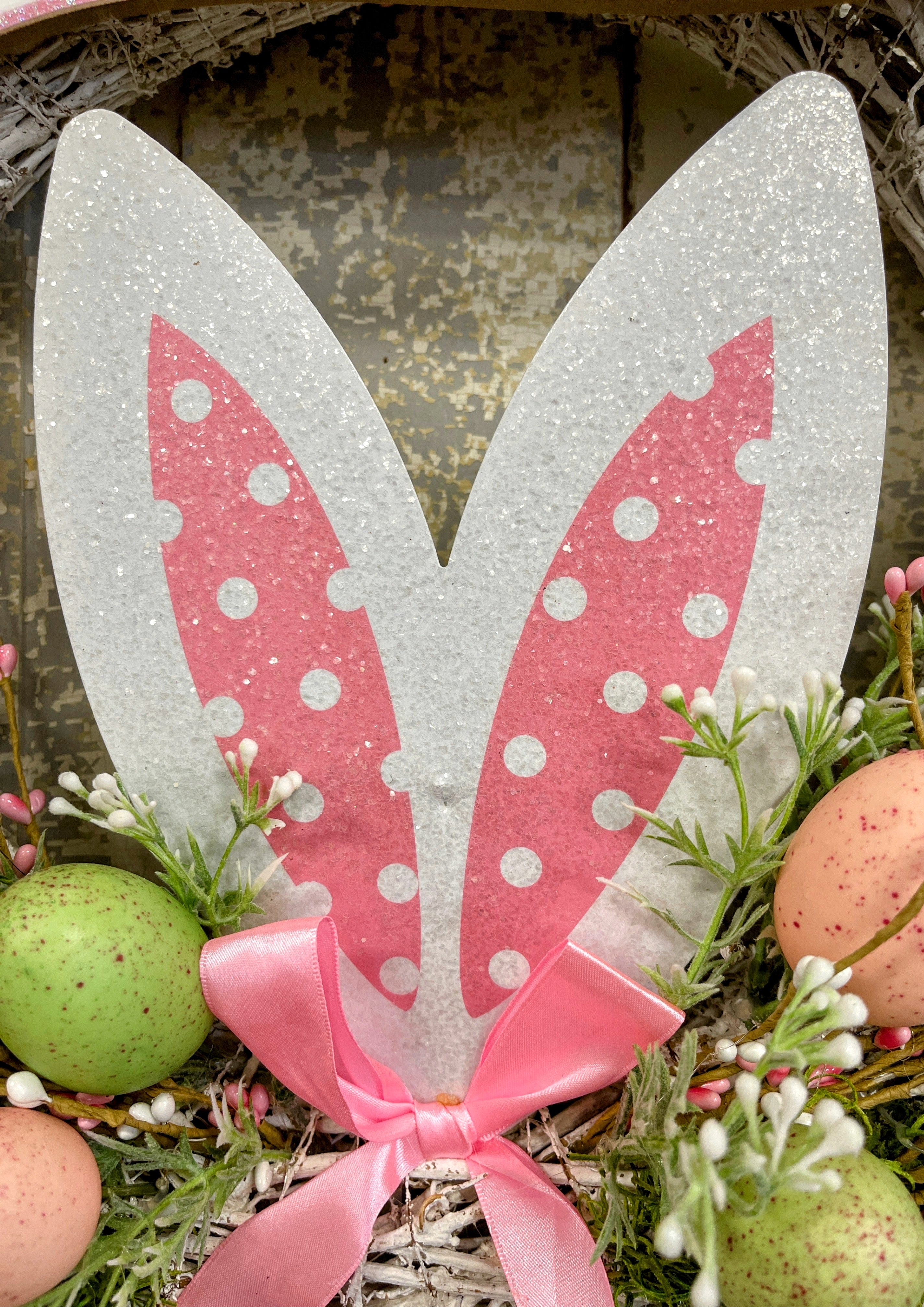 Bunny Ear Easter Wreath