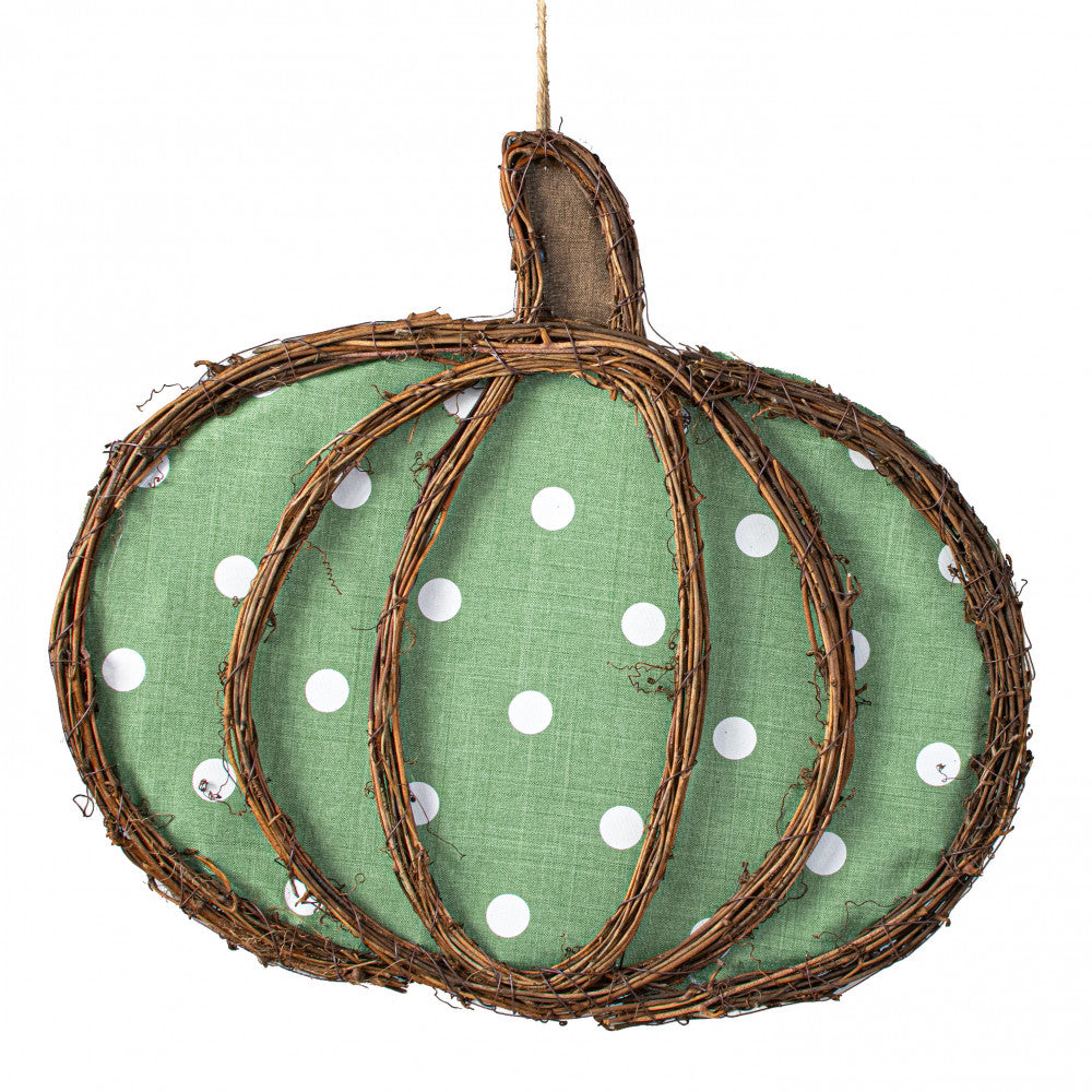 Grapevine Hanger - Sage Green Pumpkin
