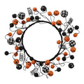 Halloween & Black Check Berry Candle Ring