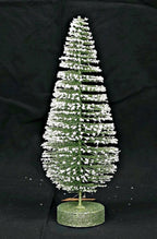 12in Snowy Bottle Brush Mini Tree