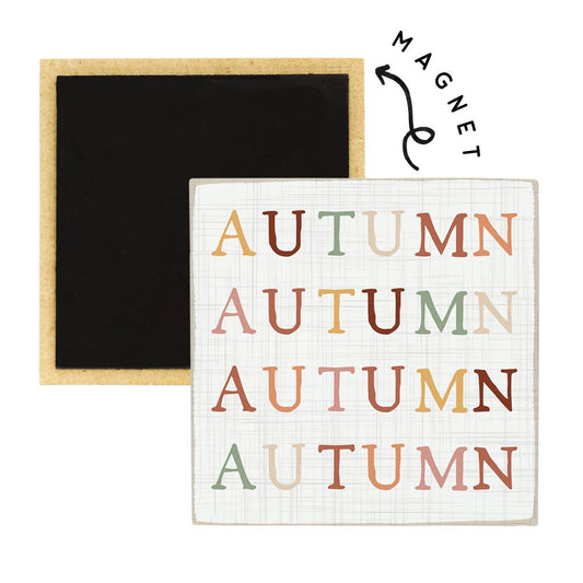 Autumn Repeated - Square Magnets