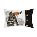 Halloween Haunted House Pillow