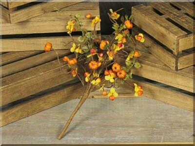 Bittersweet with Pumpkins Small Pick