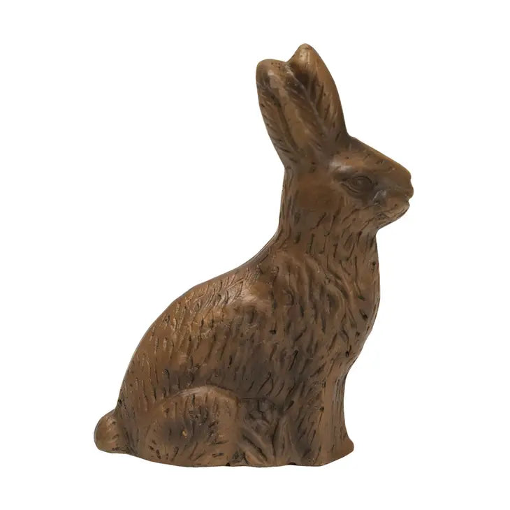 Resin Chocolate Bunny Figurines