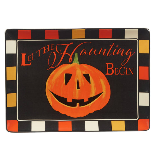 Spooky Halloween Rectangular Platter