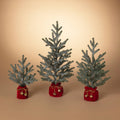 Pine Trees w/ Fabric Base & Bells