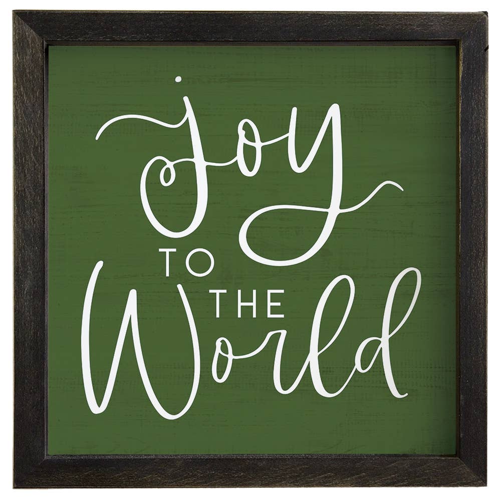 Joy World Green - Rustic Frames