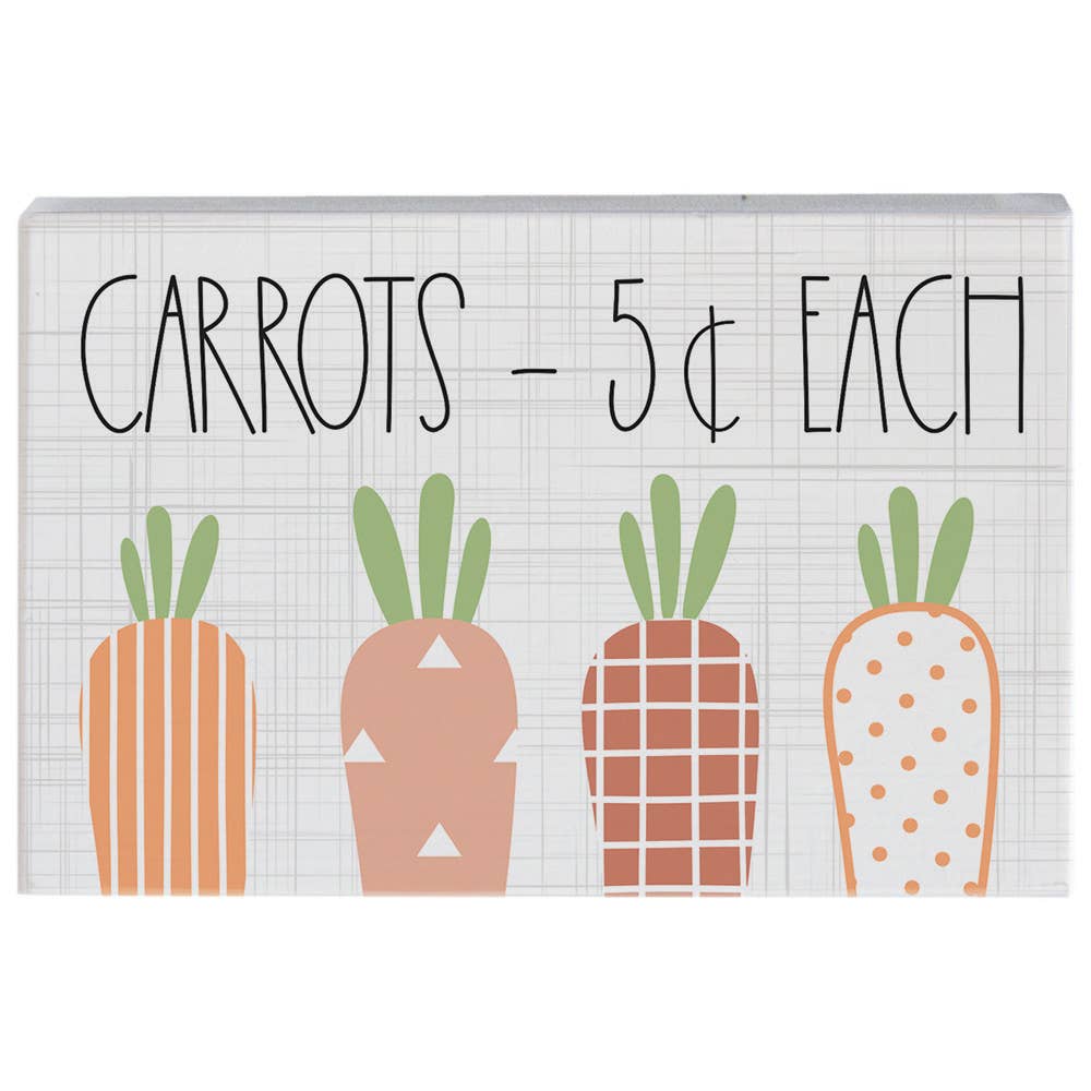 Carrots 5 Cents - Small Talk Rectangle