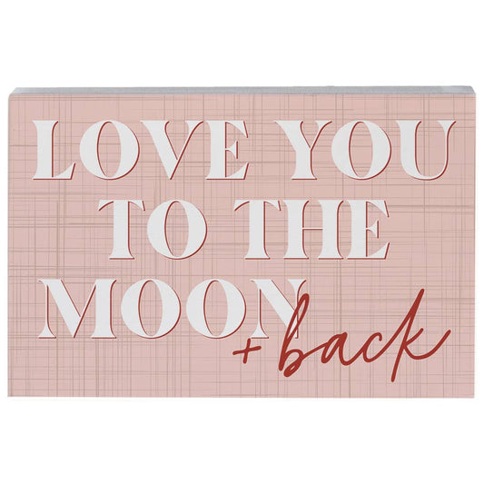 To The Moon Pink - Small Talk Rectangle