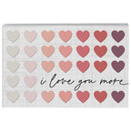 Love You Gradient Hearts - Small Talk Rectangle