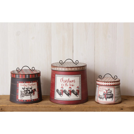 Metal Nesting Tins