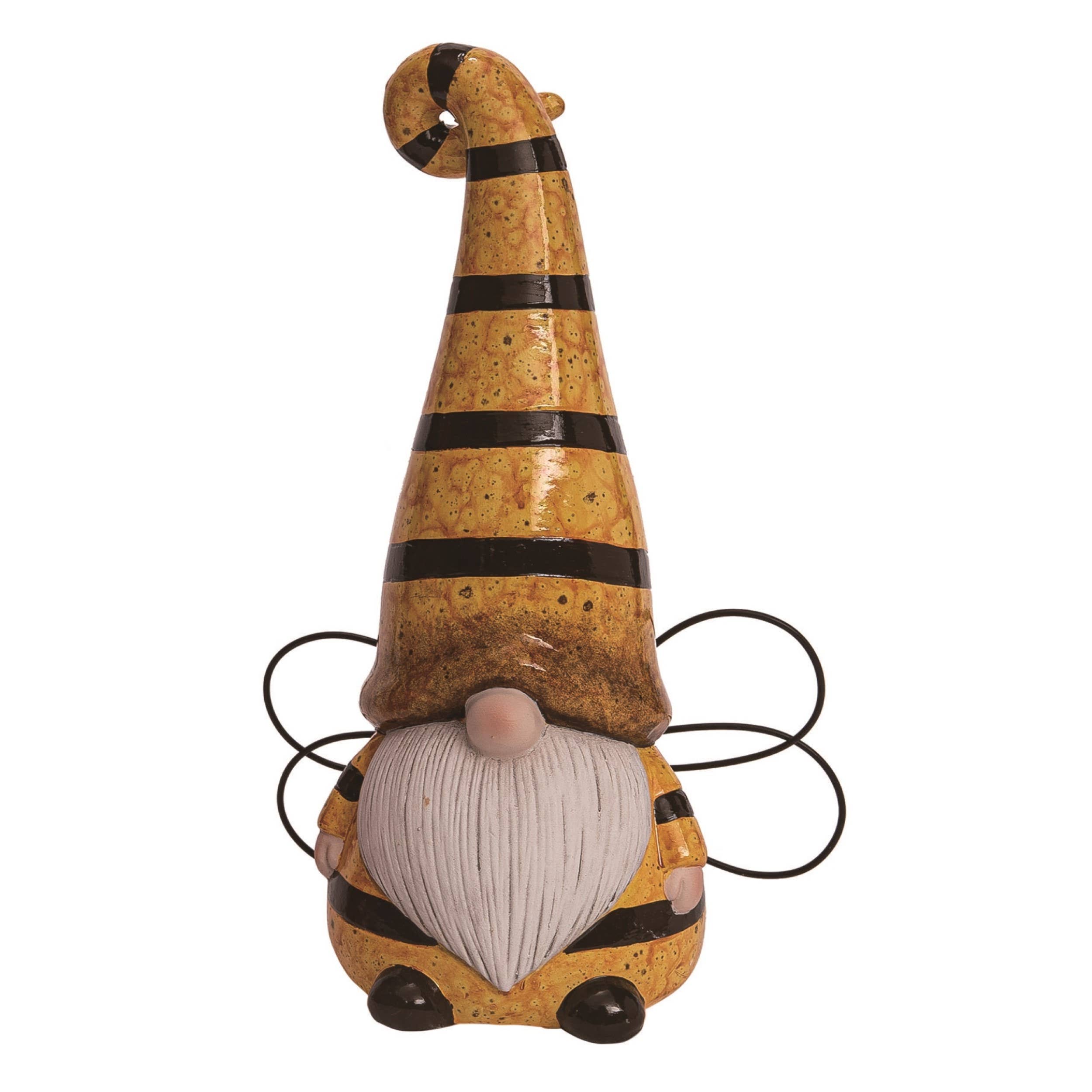 Terracotta Yellow Spring Bee Gnome Decor