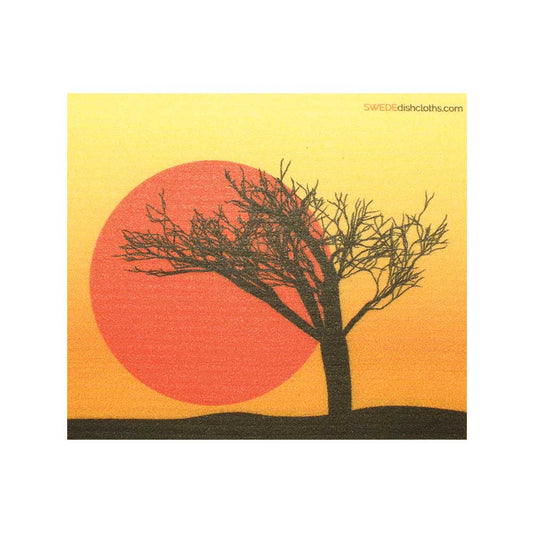 Tree Silhouette Swedish Dishcloth