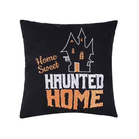 Halloween 14" x 14" Sweet Haunted Home Throw Pillow