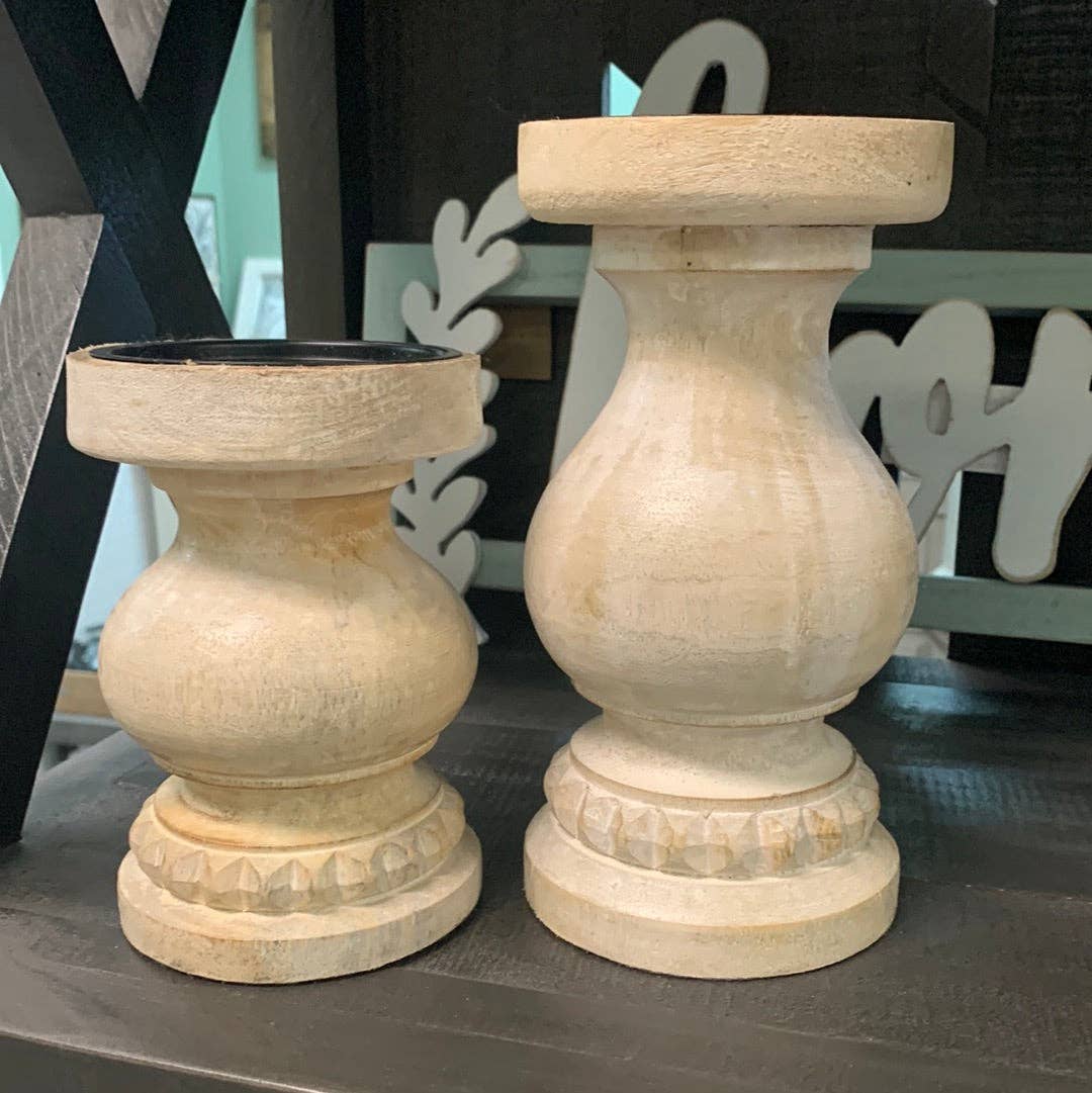 Beaded Candle Holder Set