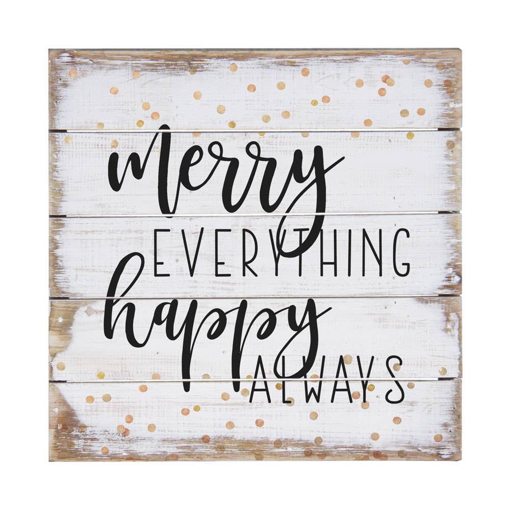Merry Everything Pallet Sign