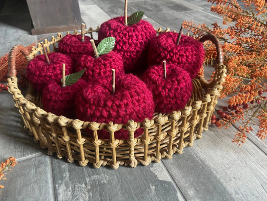 Crochet apples