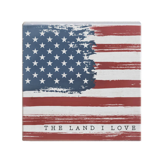 Land I Love Flag - Small Talk Square