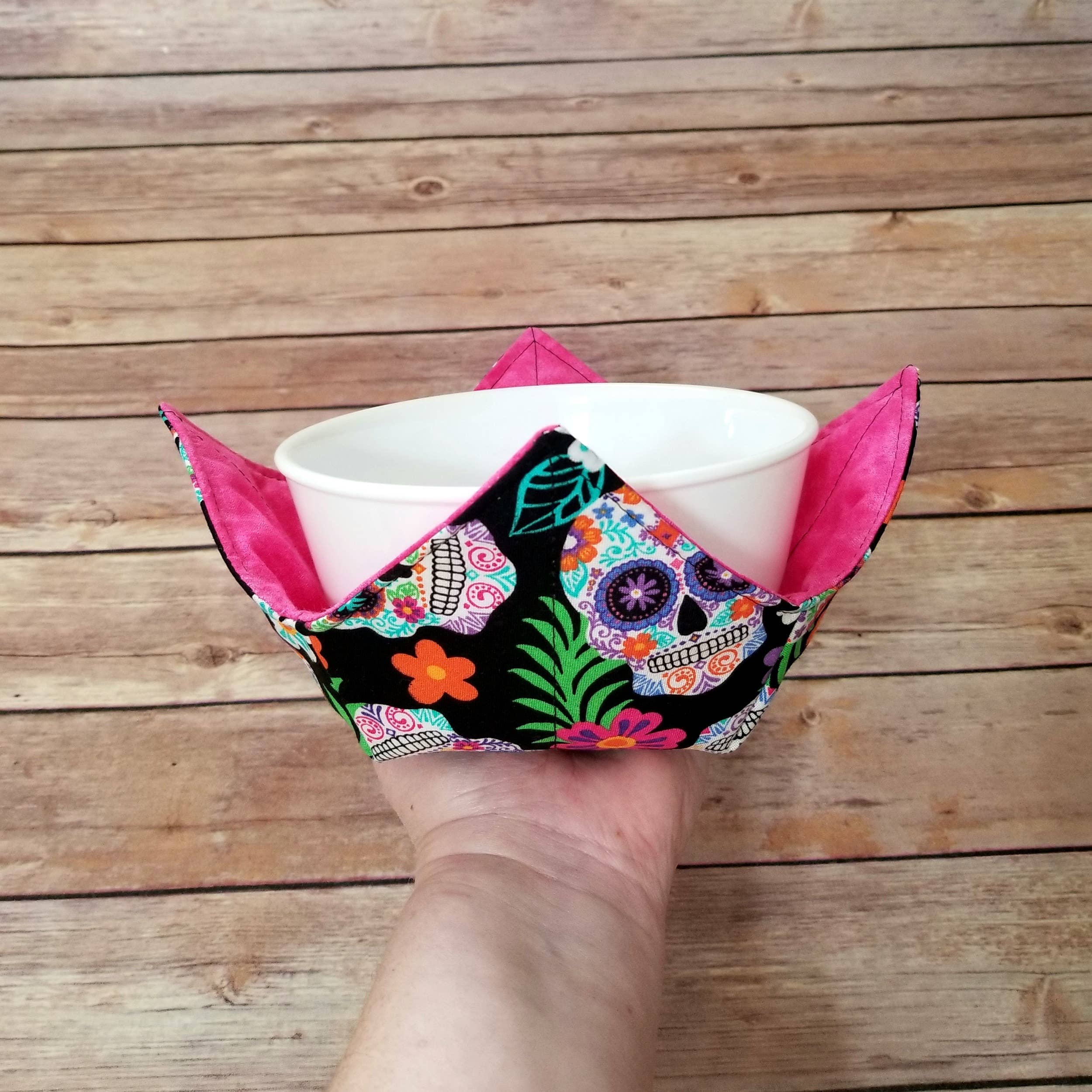 Sugar Skull Padded Bowl