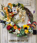 Chicken Coop Farmhouse Wreath