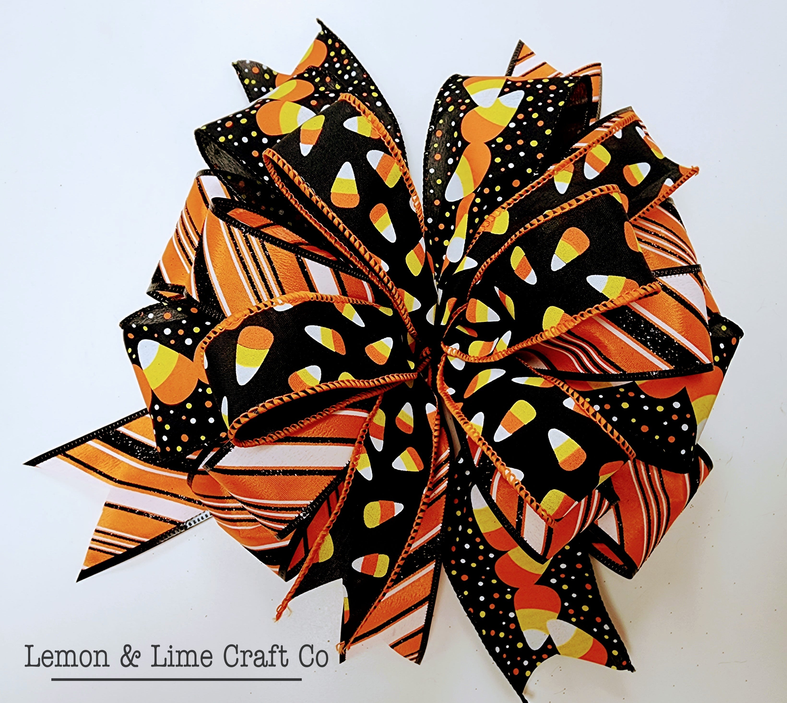 Candy Corn Bow