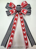 Medium Reindeer/Striped Bow