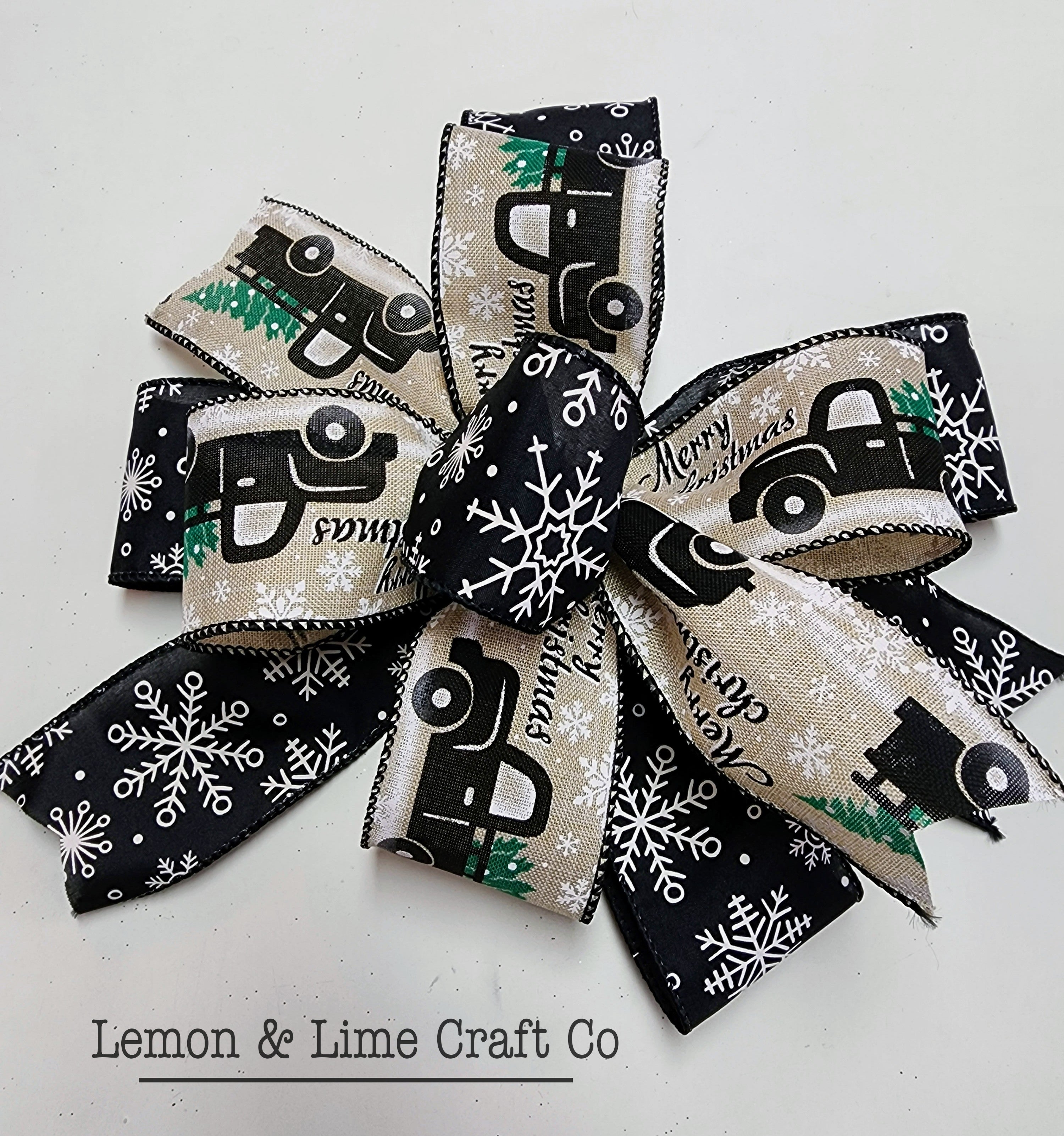 Small Truck/Snowflake Bow